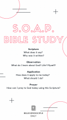 BIBLE STUDY: SOAP